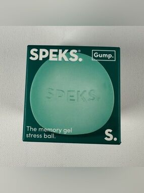 SPEKS Gump Green Memory Gel Stress Ball Soft Silky Squishy Fidget Stress Toy NEW